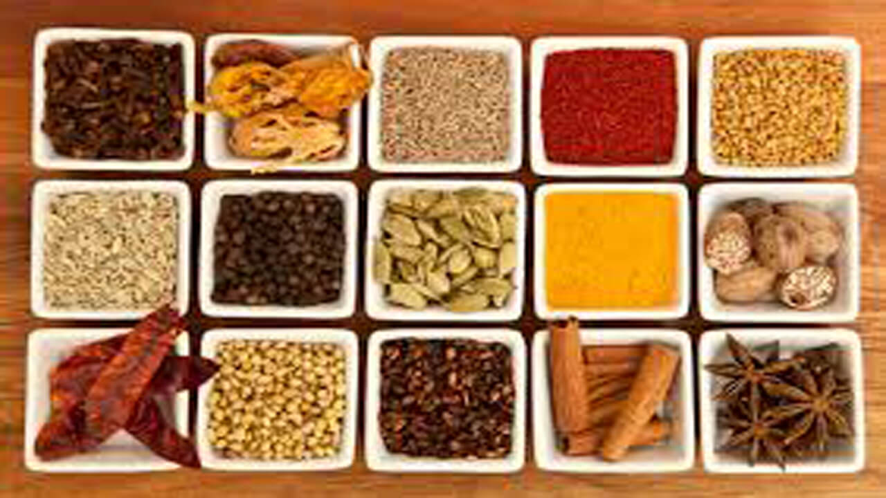 spices vegetable list